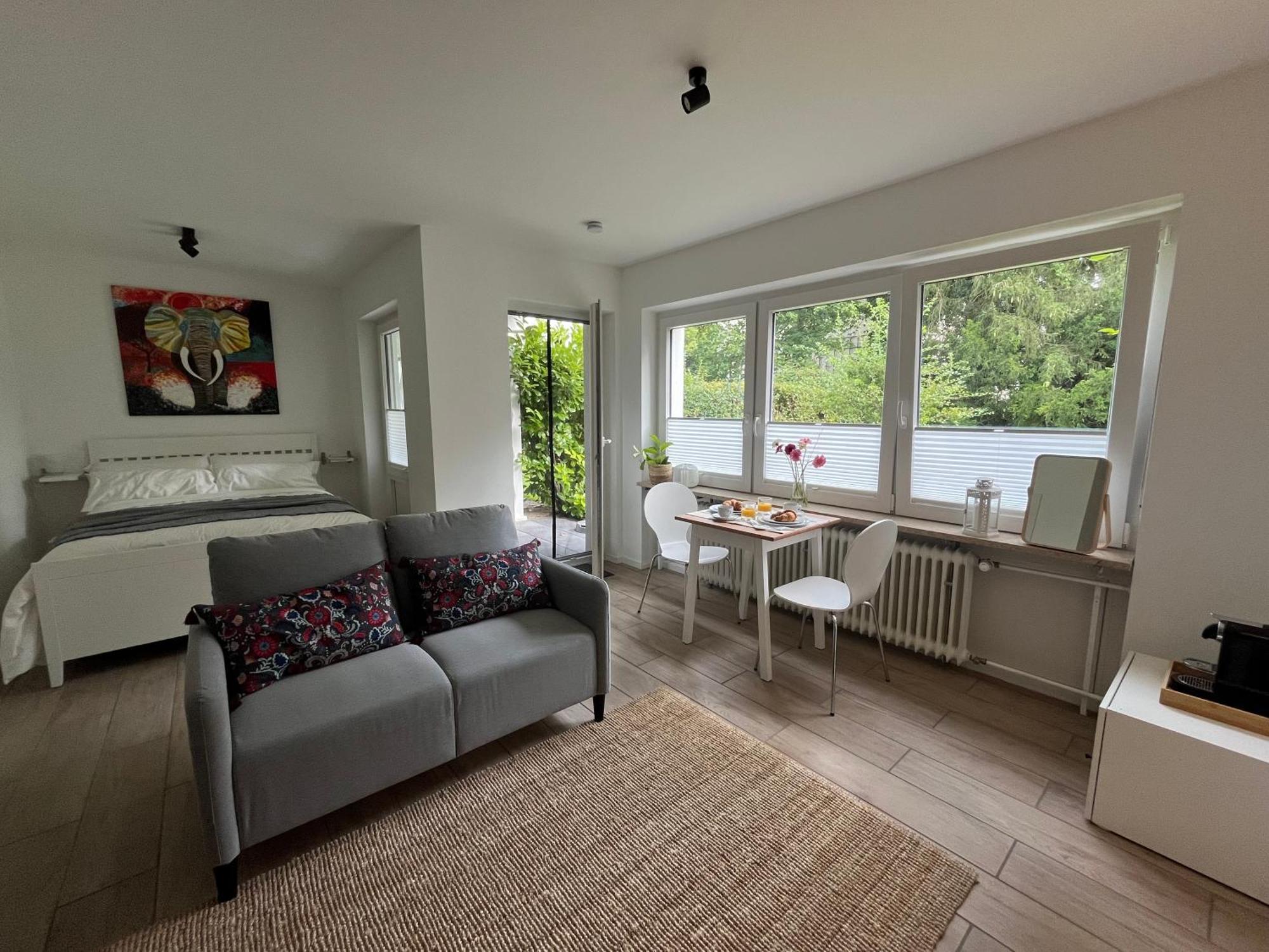 Apartamento Modern Studio With Garden Near Isar River,